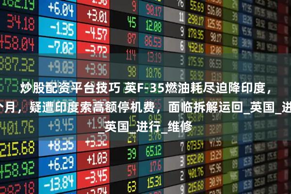 炒股配资平台技巧 英F-35燃油耗尽迫降印度，滞留半个月，疑遭印度索高额停机费，面临拆解运回_英国_进行_维修